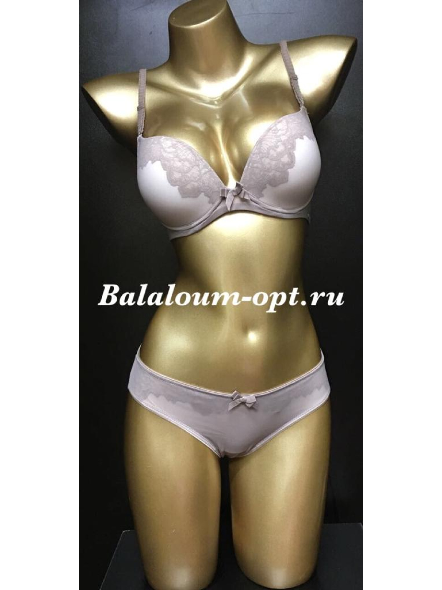Комплект женского нижнего белья Balaloum А9381 Пудра