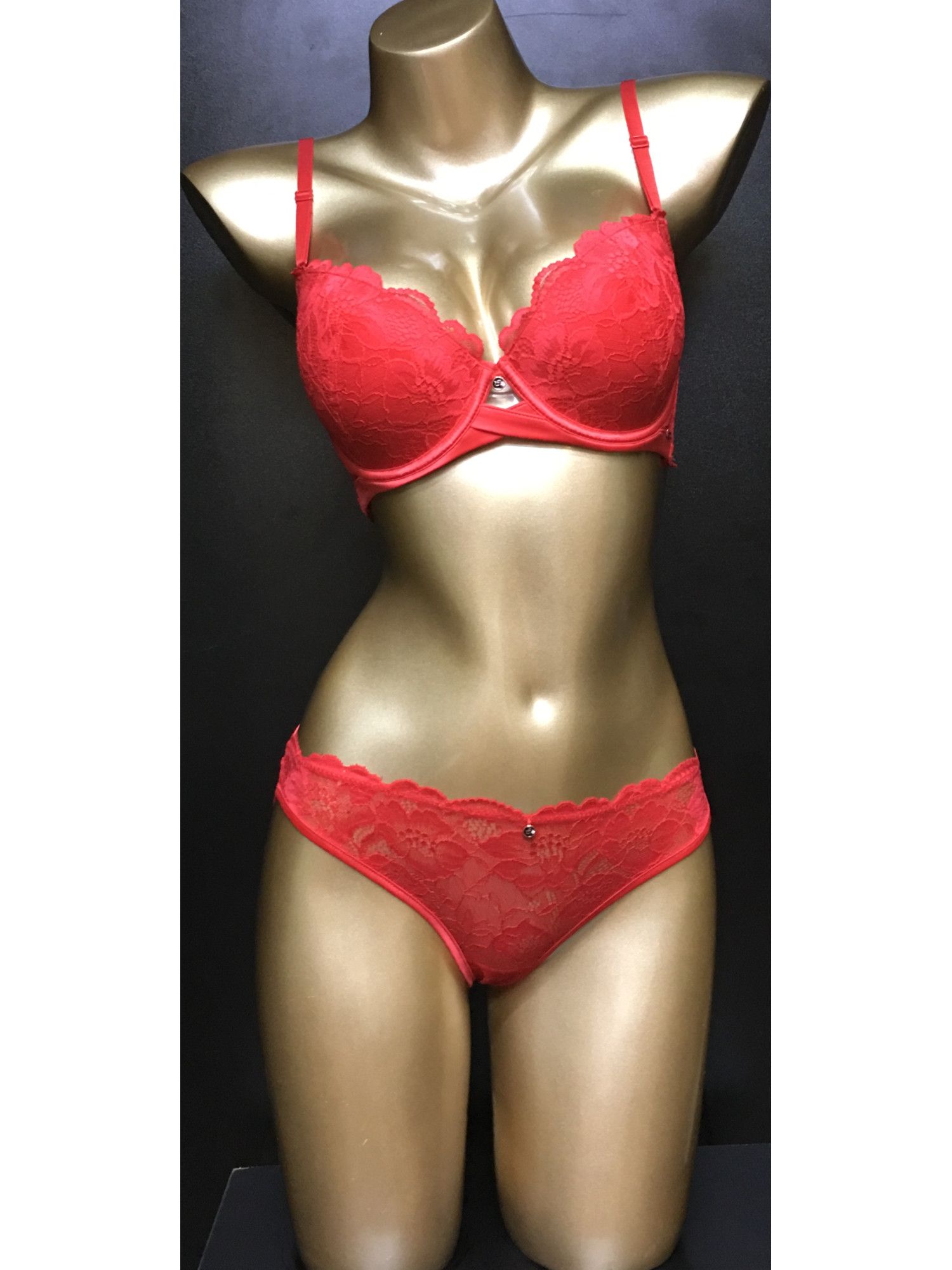 Комплект женского нижнего белья Balaloum А9370 Красный